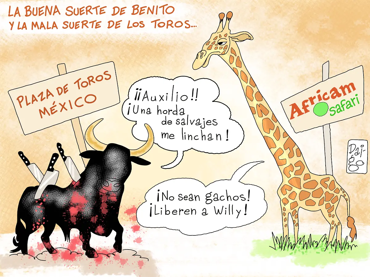 La buena suerte de Benito y la mala suerte de los toros...